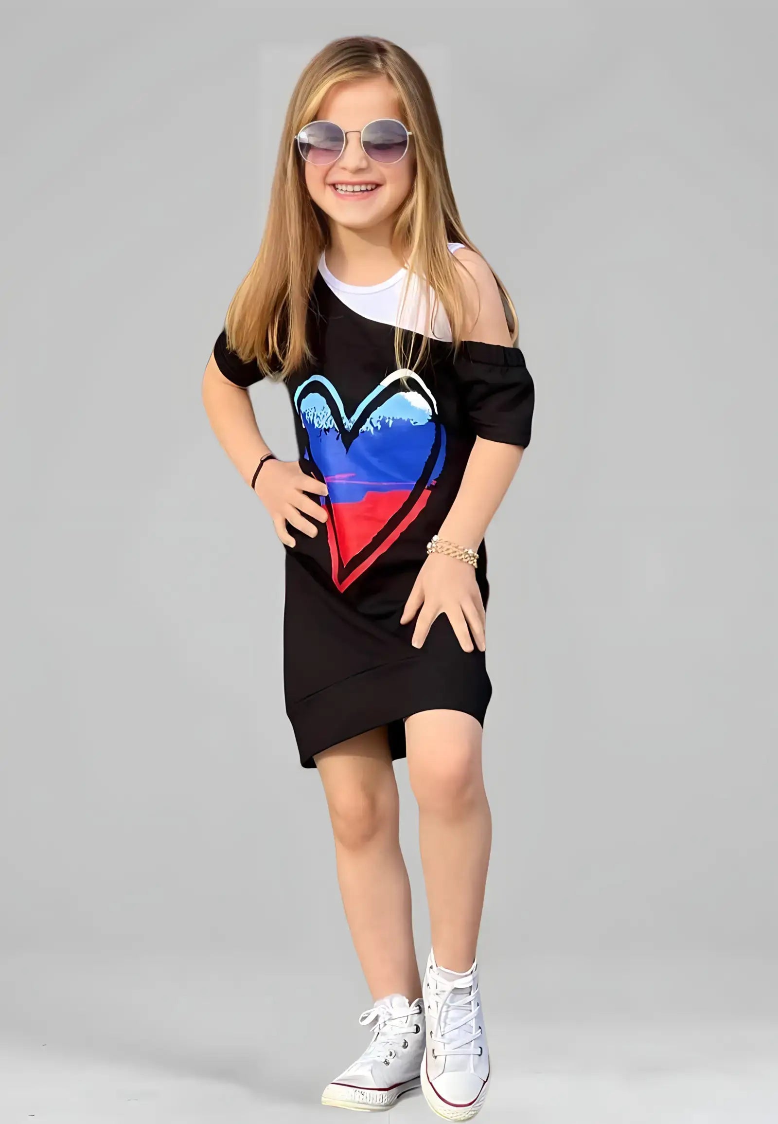 Girls dress with blouse