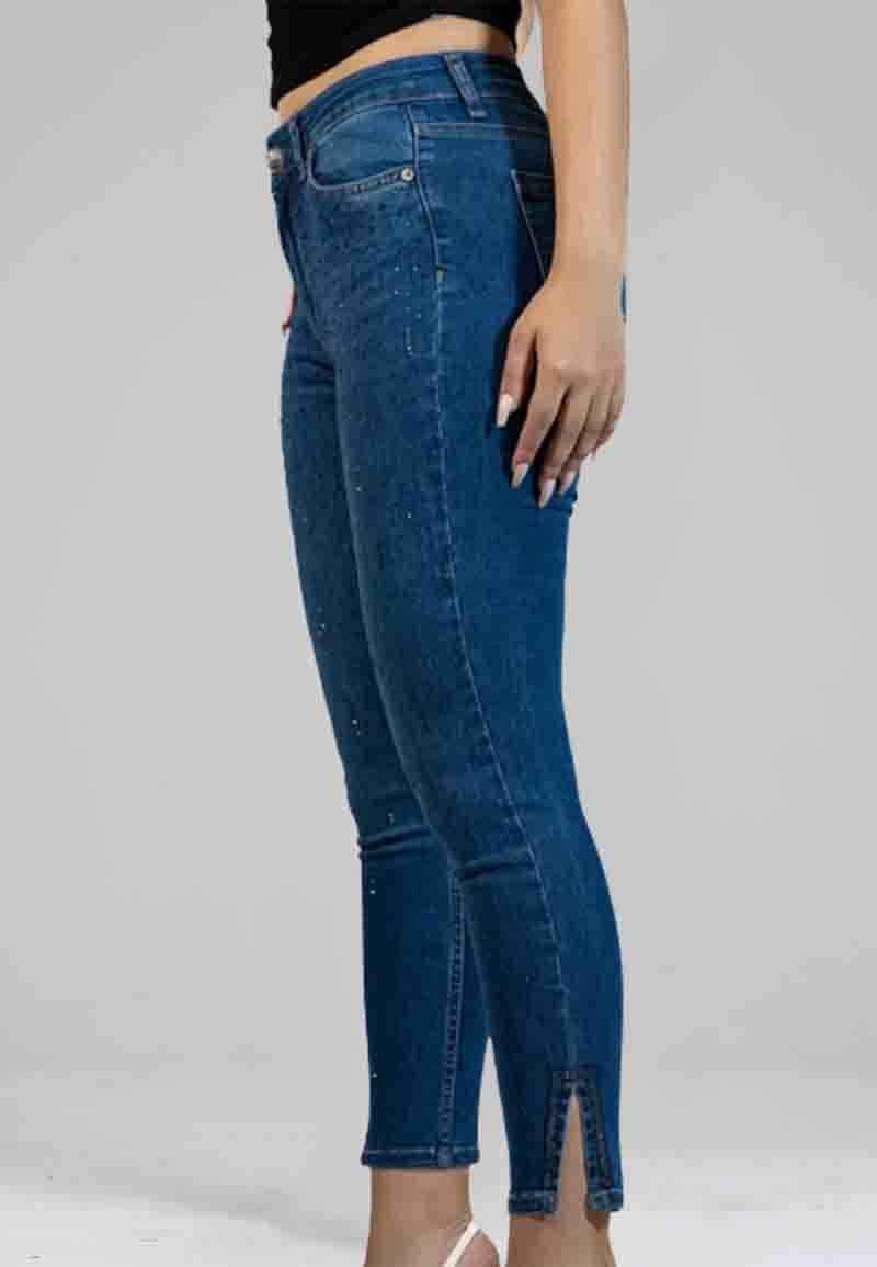 Women's Diamond Embellished Jeans